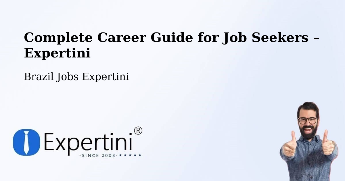 Career Guide for Job Seekers – Soledade - Soledade, Brazil Jobs Expertini
