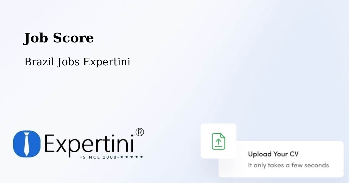Job Score & Job Description Score Tool – Soledade - Brazil Jobs Expertini