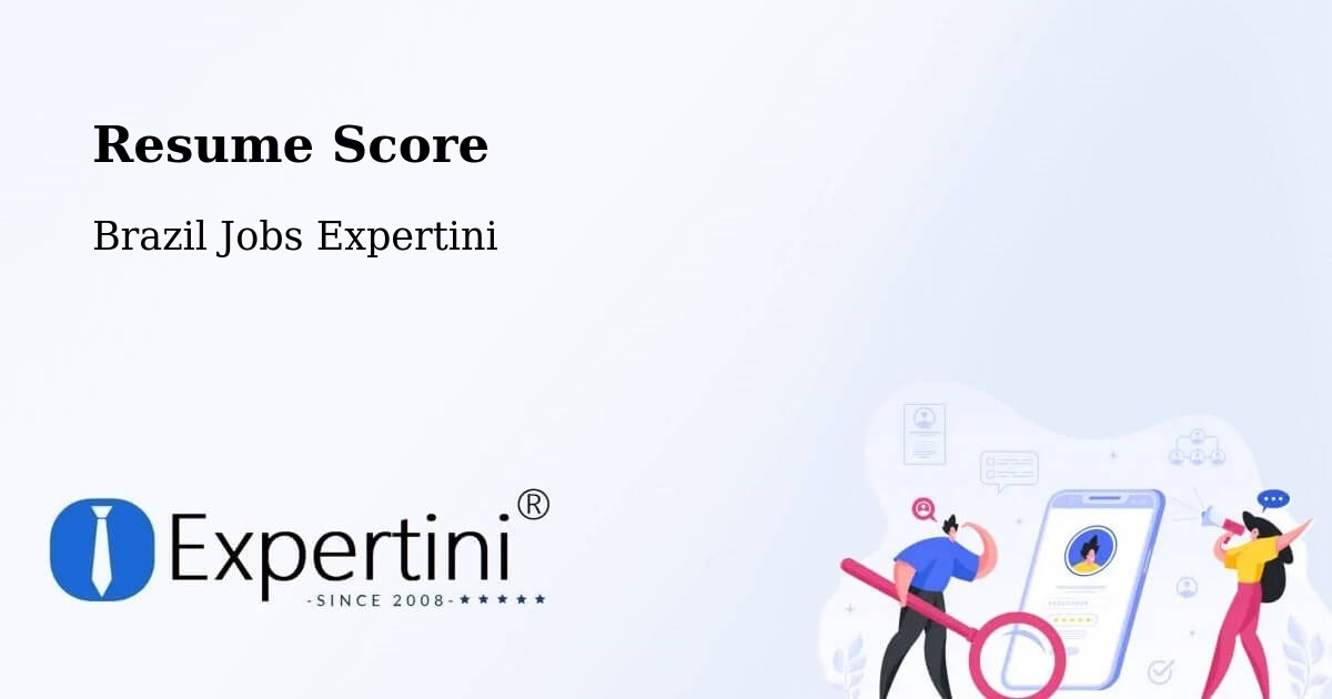 Resume Score & Job Description Match Tool – Soledade - Brazil Jobs Expertini